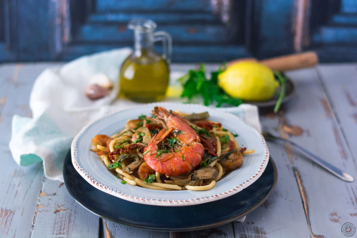 Bucatini ai carciofi